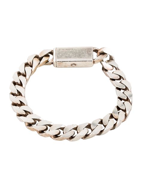 gucci link bracelet sterling silver